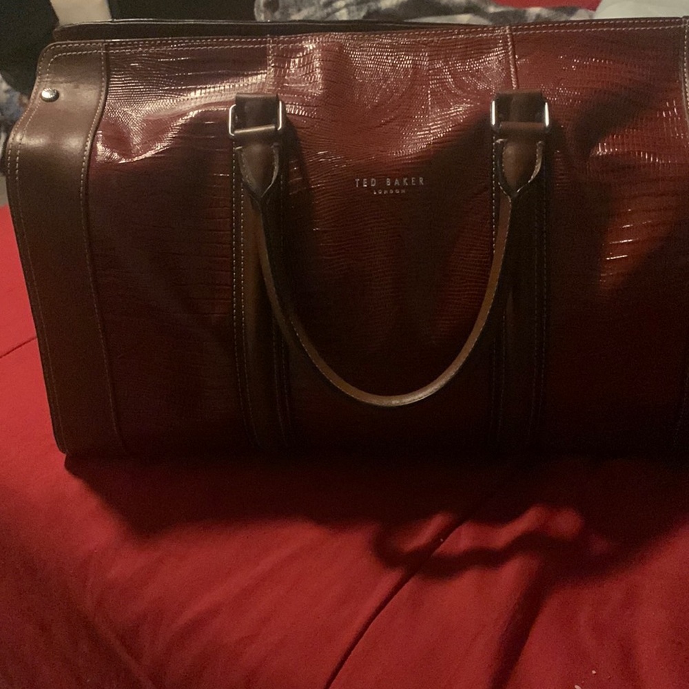 Ted baker London exotic emboss bag